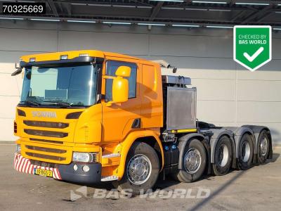 Scania P450 P 10X4 150T! Full-Air Retarder Lift+Lenkachse Standklima Leder sold by BAS World B.V.