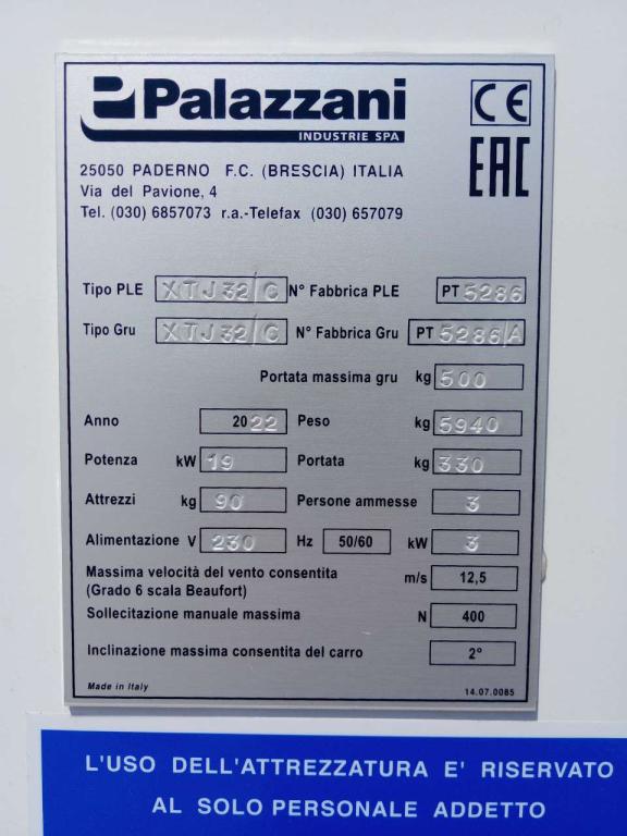 Palazzani XTJ32/C Photo 16