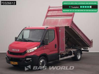 Iveco Daily 35C17 3.0L Kipper met Kist Dubbellucht Airco Cruise 3,5t Trekgewicht Euro6 Tipper Benne Kiepe sold by BAS World B.V.