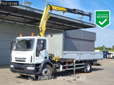 Iveco Eurocargo 160E220 4X2 HYVA V911 3S Crane Kran 750cm box Manual Euro 5 sold by BAS World B.V.