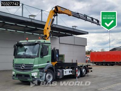 Mercedes-Benz Antos 2540 6X2 EFFER 265/6S Crane Kran Remote Lift+Steering Axle Euro 6 sold by BAS World B.V.