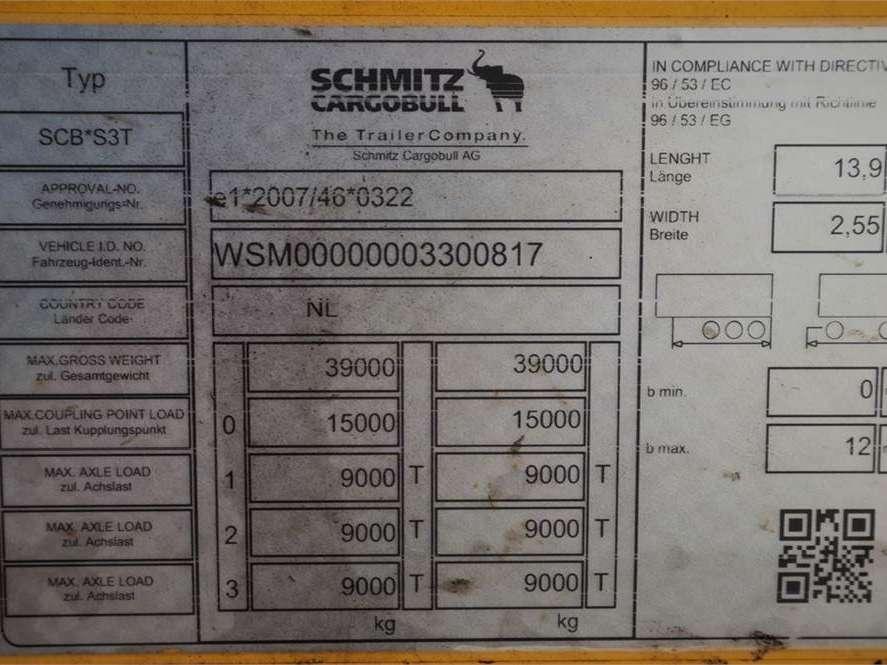 Schmitz Cargobull SCB53T (Dutch Registration) Photo 4