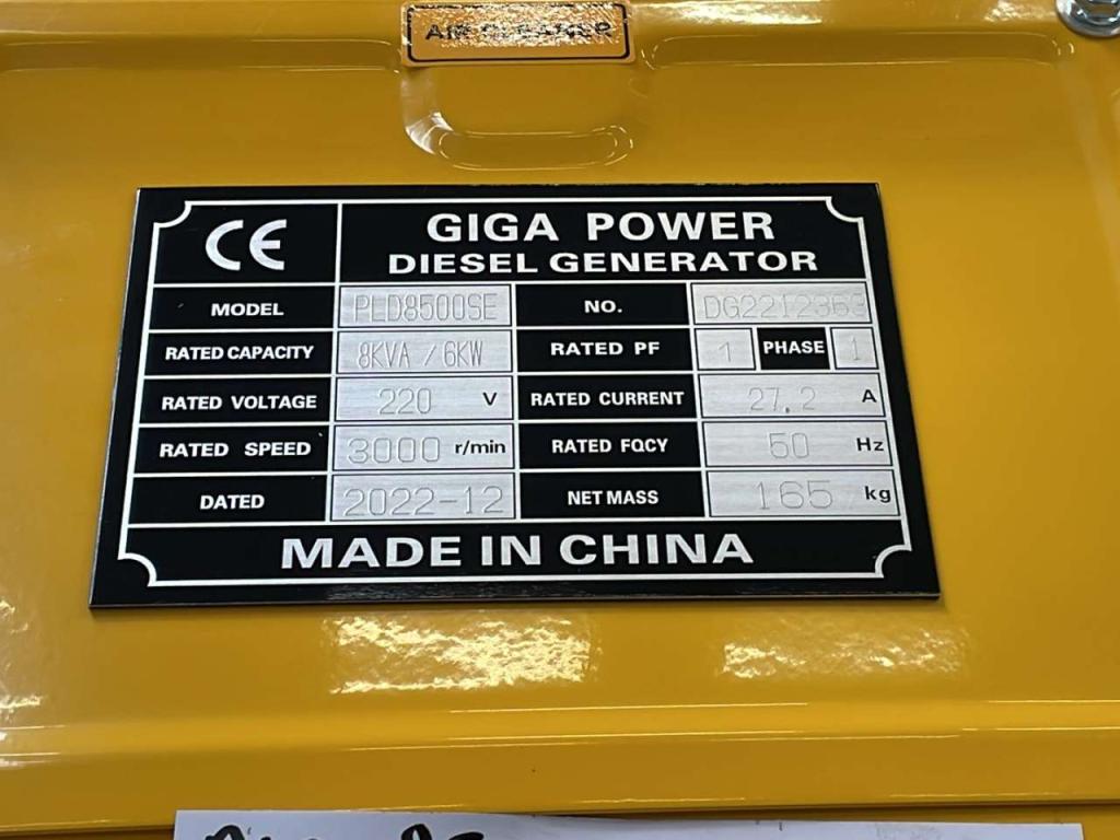 Giga Power PLD8500SE 8 kVA silent generator Photo 9