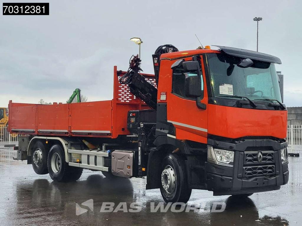 Renault C 430 6X2 HIAB X-HIDUO 158BS-3 Crane + Tipper Euro 6 Photo 13