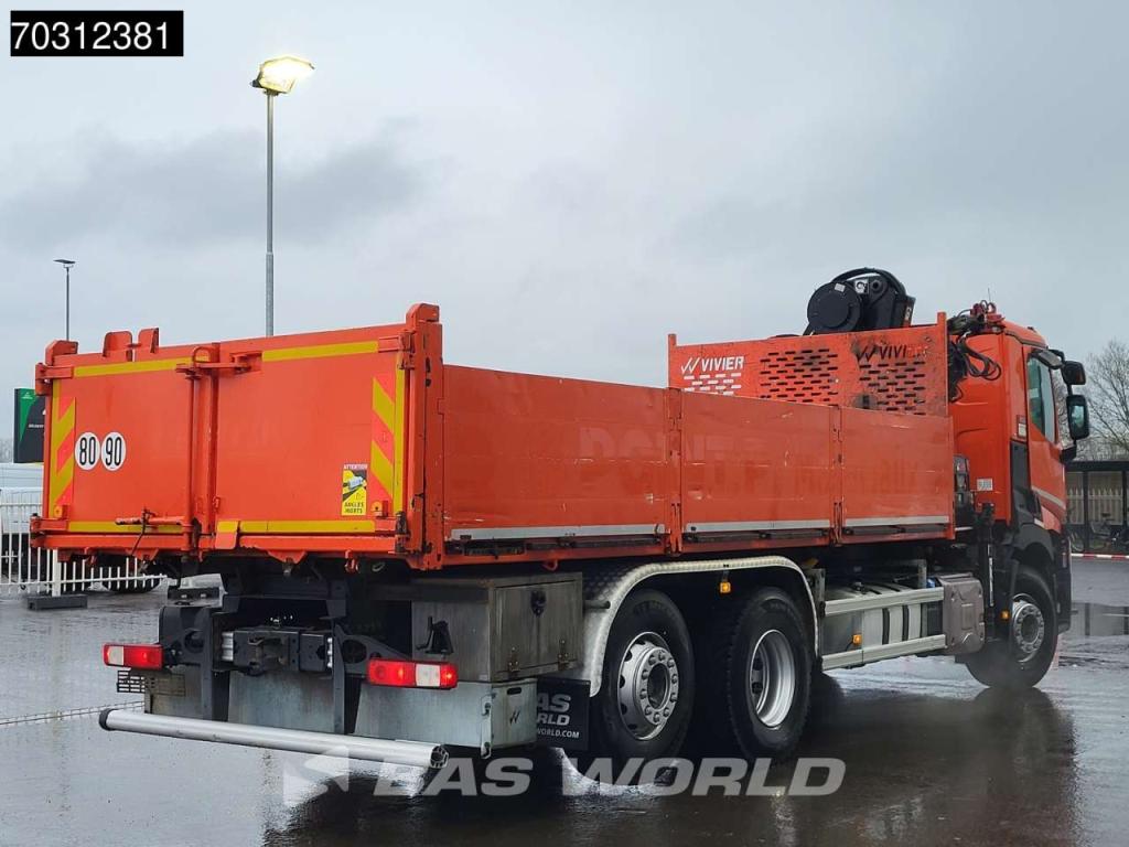 Renault C 430 6X2 HIAB X-HIDUO 158BS-3 Crane + Tipper Euro 6 Photo 14