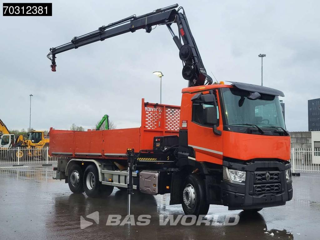 Renault C 430 6X2 HIAB X-HIDUO 158BS-3 Crane + Tipper Euro 6 Photo 3