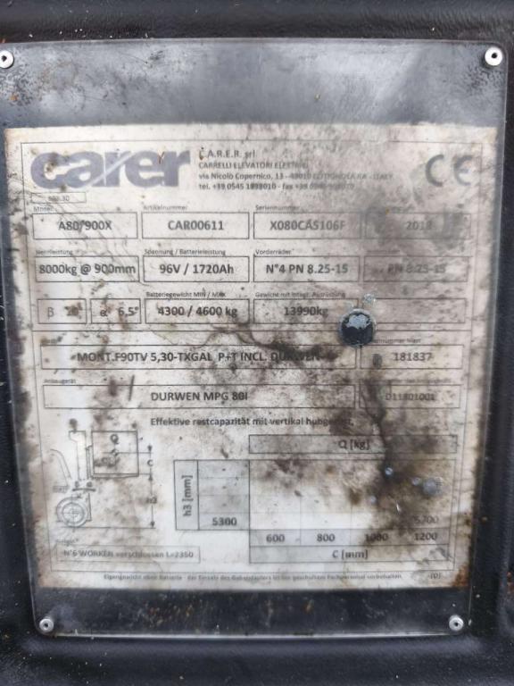 Carer A80/900X Photo 7