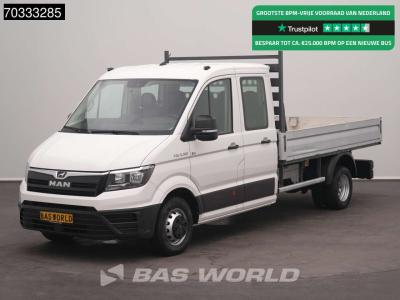 Man TGE 5.180 Automaat 180PK Dubbel Cabine Open Laadbak Dubbellucht Trekhaak Airco Cruise Euro6 Pritsch sold by BAS World B.V.