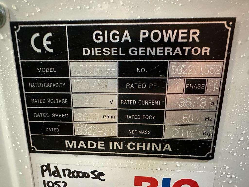 Giga Power PLD12000SE 10 kVA silent generator Photo 14