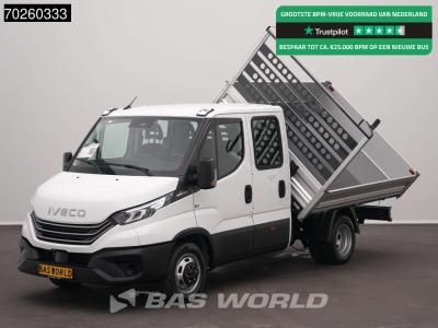 Iveco Daily 35C21 3-Zijdige Kipper Dubbel Cabine 210PK 3.0L Dubbellucht 3,5t Trekhaak ACC Airco LED Camer sold by BAS World B.V.