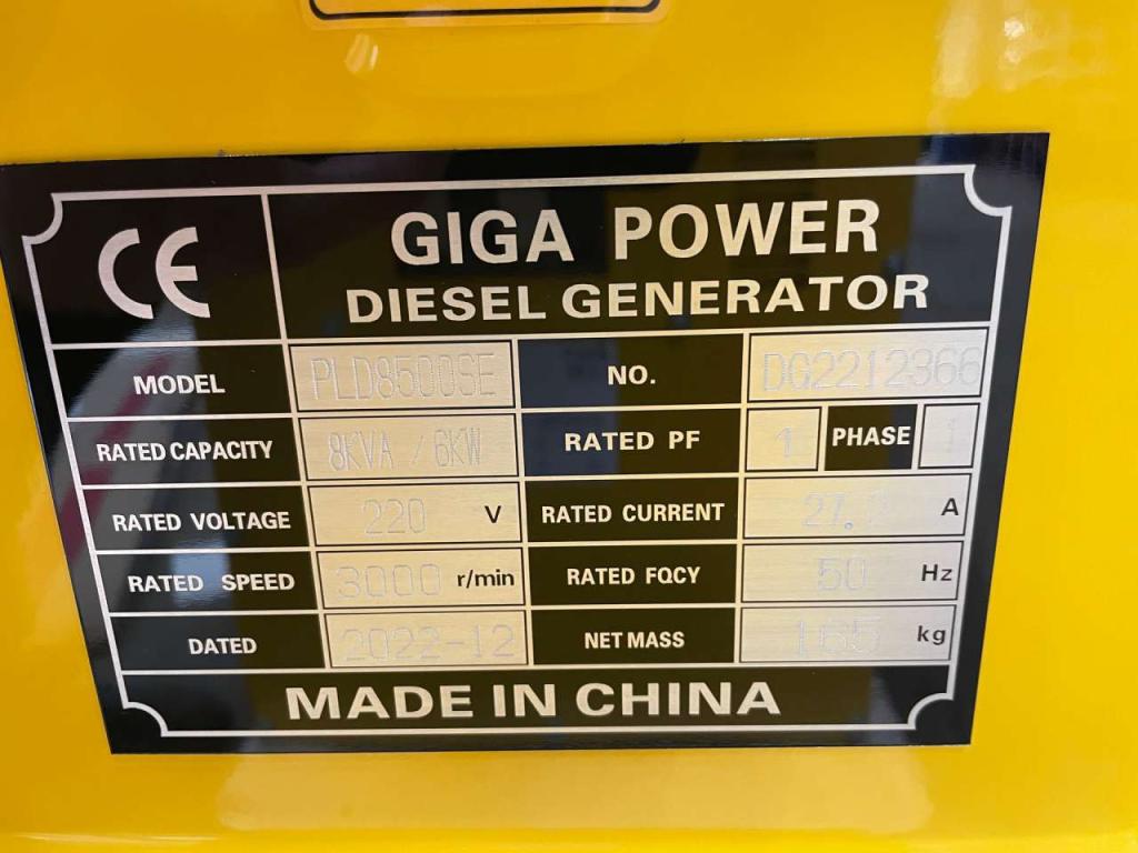 Giga Power PLD8500SE 8 kVA silent generator Photo 10