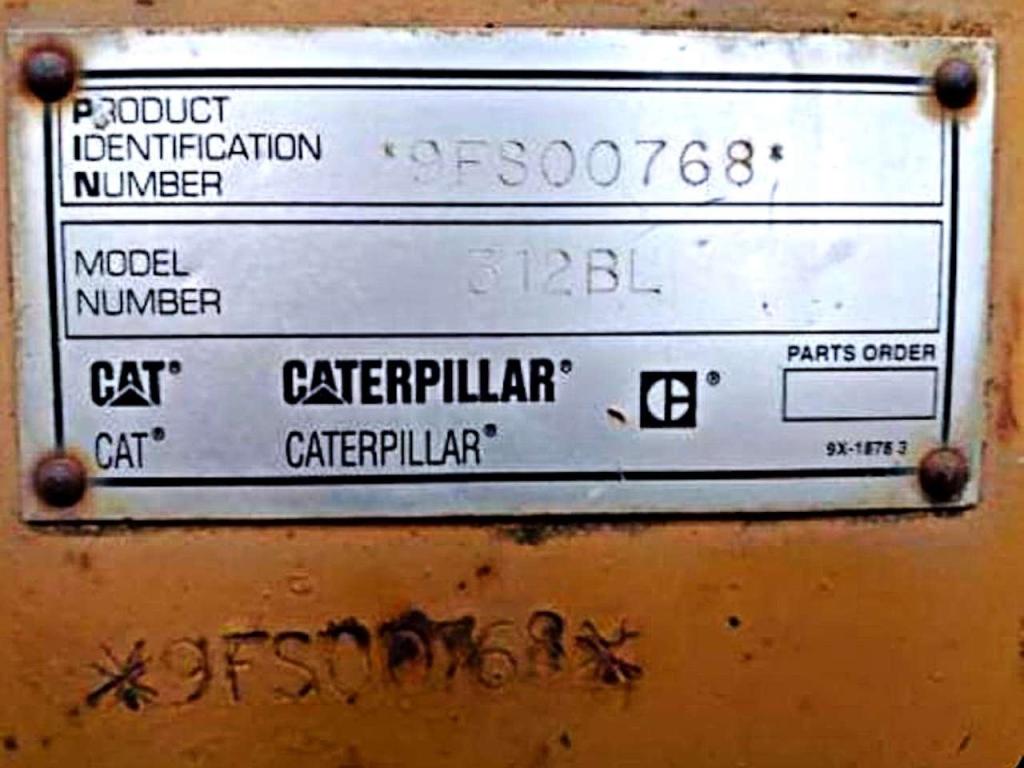 Caterpillar 312BL Photo 9