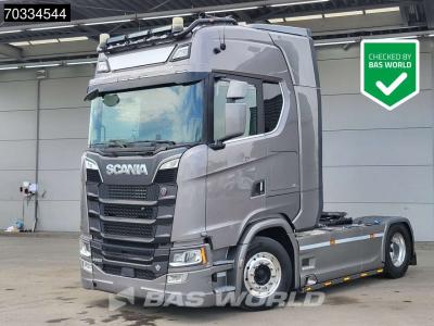 Scania S520 S 4X2 V8 Retarder Full-Air 2x Tanks Standklima ACC Leather Navi Alcoa's sold by BAS World B.V.