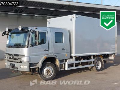 Mercedes Atego 1429 Atego 4X4 4x4 Crewcab 1500 kg Zepro Ladebordwand Steel suspension Manual Euro 5 sold by BAS World B.V.
