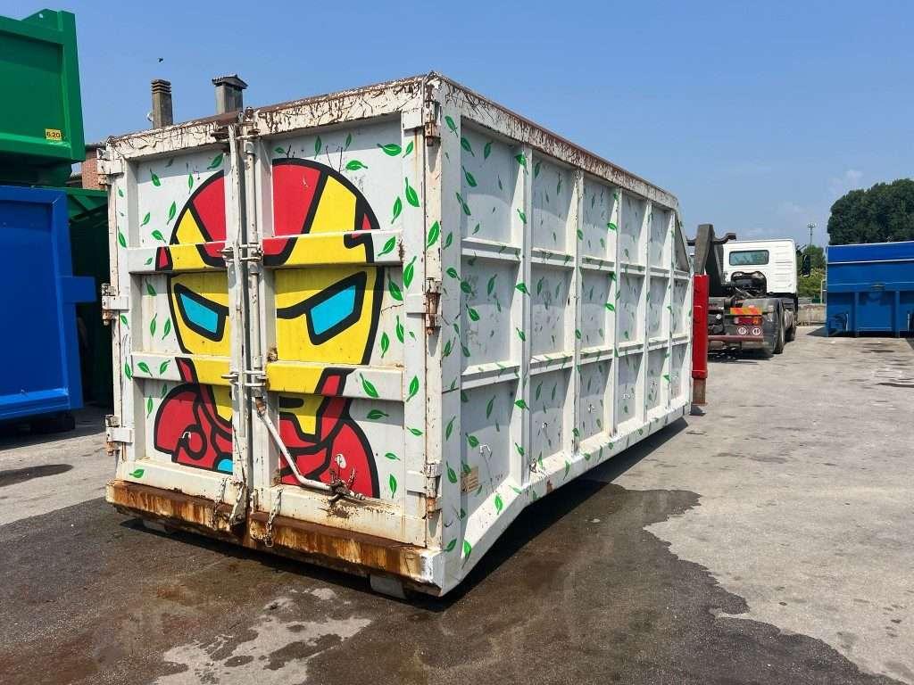 CONTAINER SCARRABILE USATO A CIELO APERTO CON GRU Photo 4