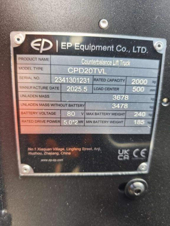 EP Equipment CPD20TVL Photo 7