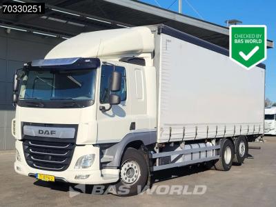 Daf CF 410 CF 6X2 NL-Truck Curtainsider APK Lift+steering axle MX Engine brake Euro 6 sold by BAS World B.V.