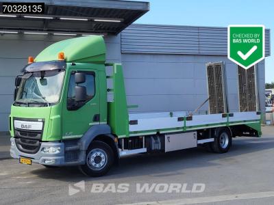 Daf LF 220 LF 4X2 16tons NL-Truck APK Machine transporter Hydraulic ramps Euro 6 sold by BAS World B.V.
