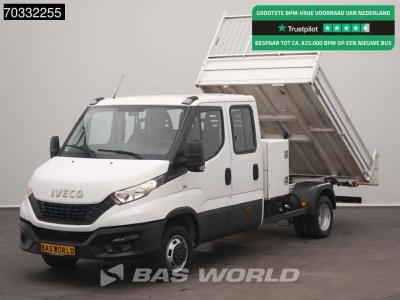 Iveco Daily 35C16 3.0 160PK Kipper Dubbele Cabine 3,5t Trekhaak Dubbellucht Airco Cruise Euro6 Tipper Ben sold by BAS World B.V.
