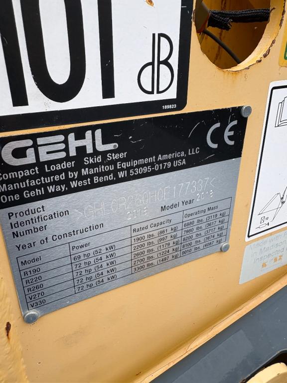 Gehl R260 Photo 7