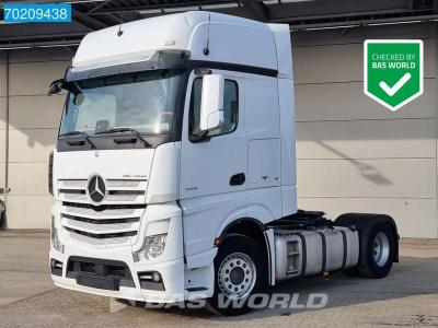 Mercedes Actros 1845 4X2 GigaSpace 2x Tanks Standklima Euro 6 sold by BAS World B.V.