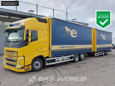 Volvo FH 460 6X2 Curtainsider Combi LNG Engine Sliding roof I-Park cool VEB+ sold by BAS World B.V.