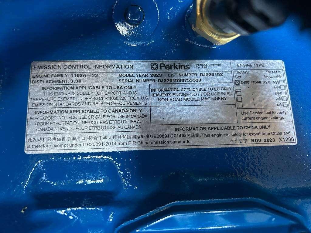FG Wilson P33-3 - 33 kVA Genset - DPX-16003 Photo 13