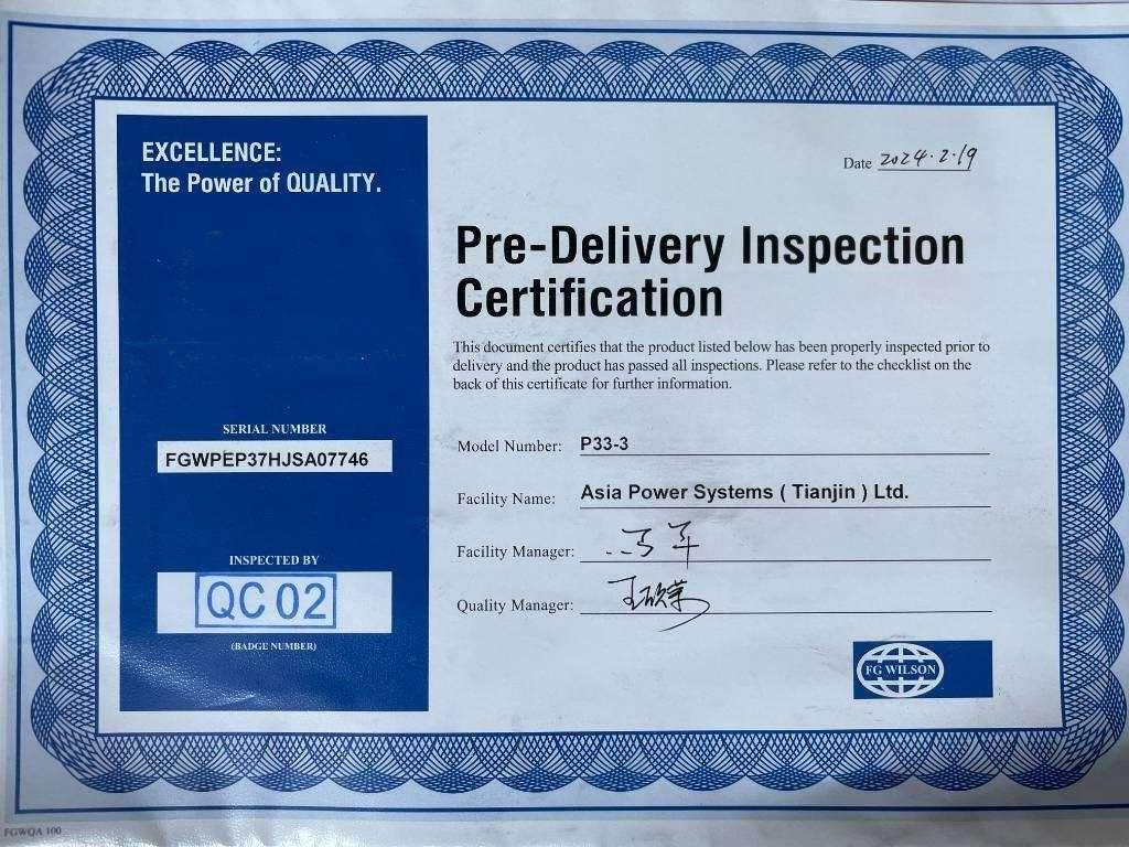 FG Wilson P33-3 - 33 kVA Genset - DPX-16003 Photo 24