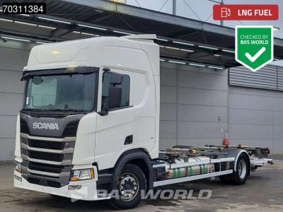 Scania R410 4X2 LNG Engine BDF 1500kg Ladebordwand Retarder Euro 6 sold by BAS World B.V.