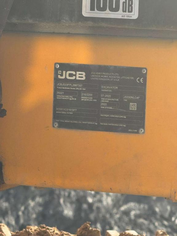 JCB JS330 Photo 2