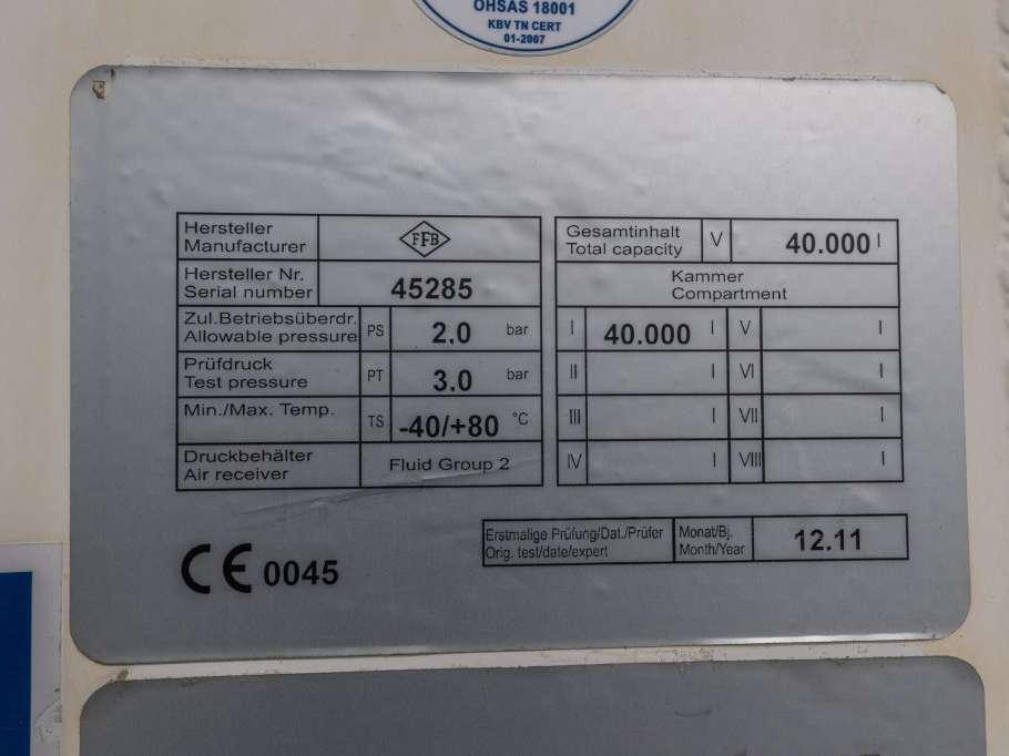 Feldbinder EUT 40.3- 40.000 L CEMENT/CIMENT/ZEMENT Photo 17