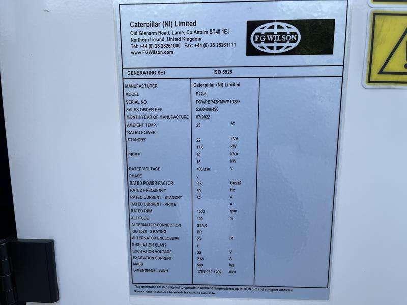 FG Wilson P 22 - 6 Photo 4