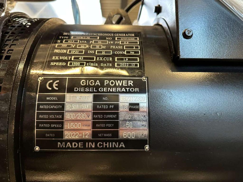 Giga Power LT-W50GF 62.5KVA open set Photo 16