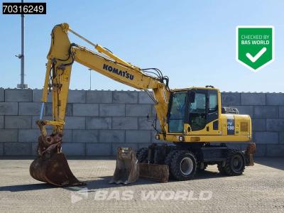 Komatsu PW180 -7E0 OUTRIGGERS + BLADE sold by BAS World B.V.
