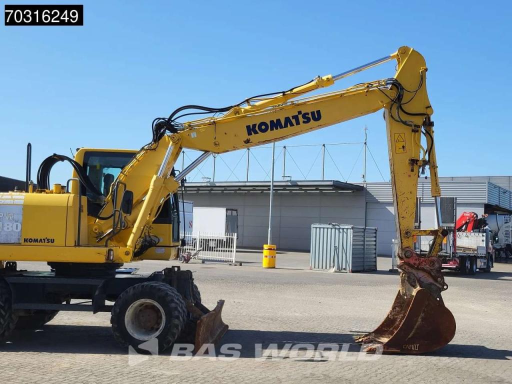 Komatsu PW180 -7E0 OUTRIGGERS + BLADE Photo 13