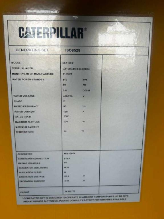 Caterpillar DE110E2 - Generator - DPX-18014 Photo 9
