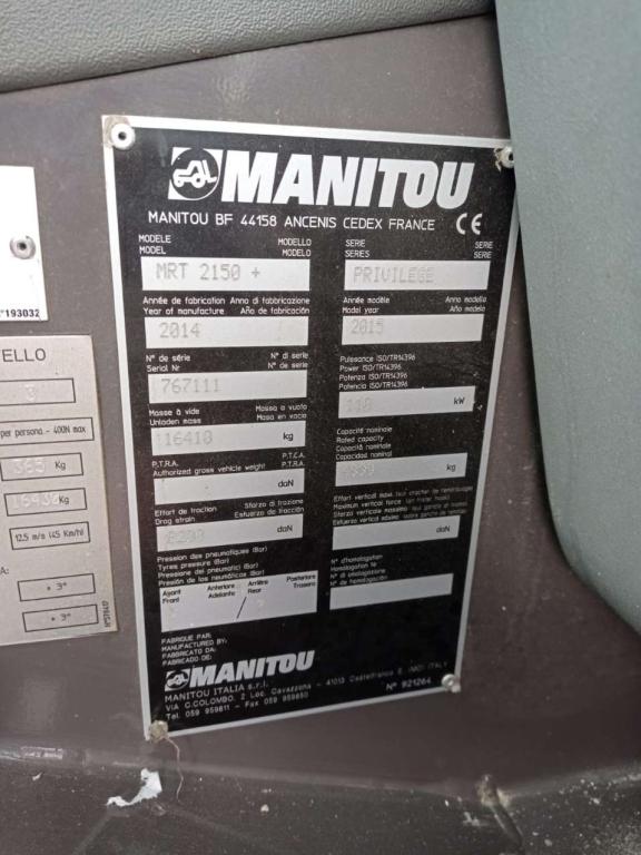 Manitou MRT 2150+ Photo 5