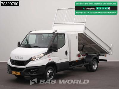 Iveco Daily 35C16 3.0L Kipper met Kist Dubbellucht 3,5t Trekhaak Navi Airco Cruise Camera Euro6 Tipper Be sold by BAS World B.V.
