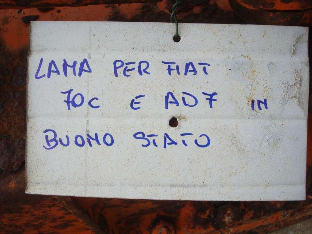 Dozer blade for Fiat 70C - AD7 - AD8 Photo 4