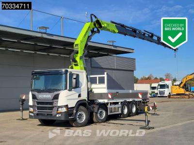 Scania P500 8X4 New! Zoomlion ZLK7600V8 Crane Kran Remote Control LED ACC sold by BAS World B.V.