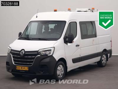 Renault Master 135PK Dubbel Cabine L2H2 Trekhaak LED Airco Camera Parkeersensoren Werkplaatsinrichting Euro sold by BAS World B.V.