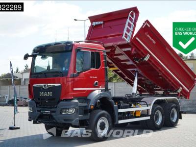 Man TGS 33.480 6X6 NEW! 6x6 13m3 2-way tipper Steel suspension Big-Axle Euro 6 sold by BAS World B.V.