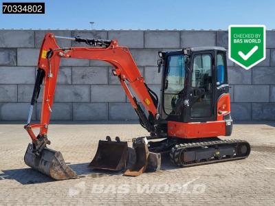 Kubota U36 -4 3 Buckets sold by BAS World B.V.