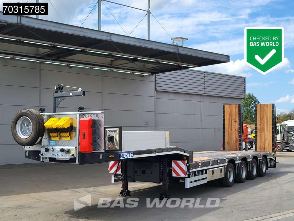 Nükte Trailer NKTL4 NEW Lift + 2xSteering Axle Ramps Photo 1