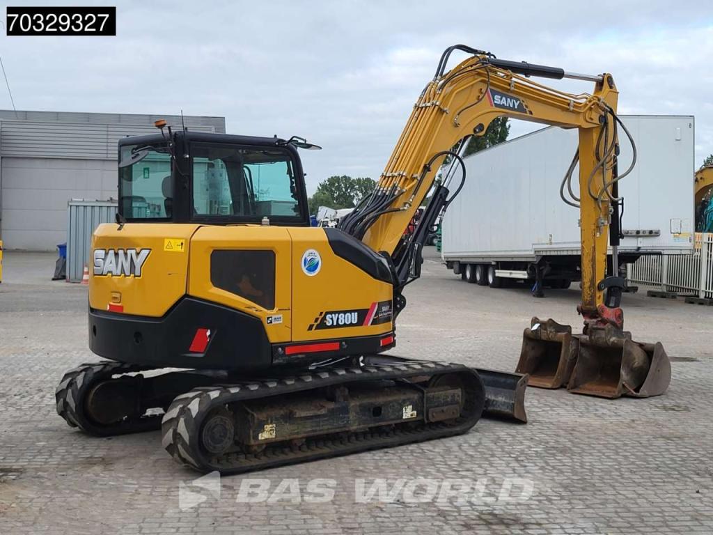 Sany SY80 U A/C - 3 Buckets Photo 6