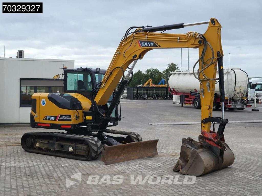 Sany SY80 U A/C - 3 Buckets Photo 7