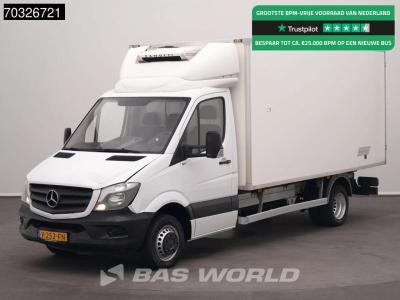 Mercedes-Benz Sprinter 516 CDI Dubbellucht Achterdeuren Zijdeur Koelwagen Airco Camera Euro6 Bakwagen Gekoeld Koe sold by BAS World B.V.