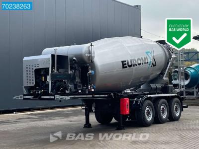 Euromix MTP 3 axles 12m3 Liftachse Concrete Seperat-Motor sold by BAS World B.V.