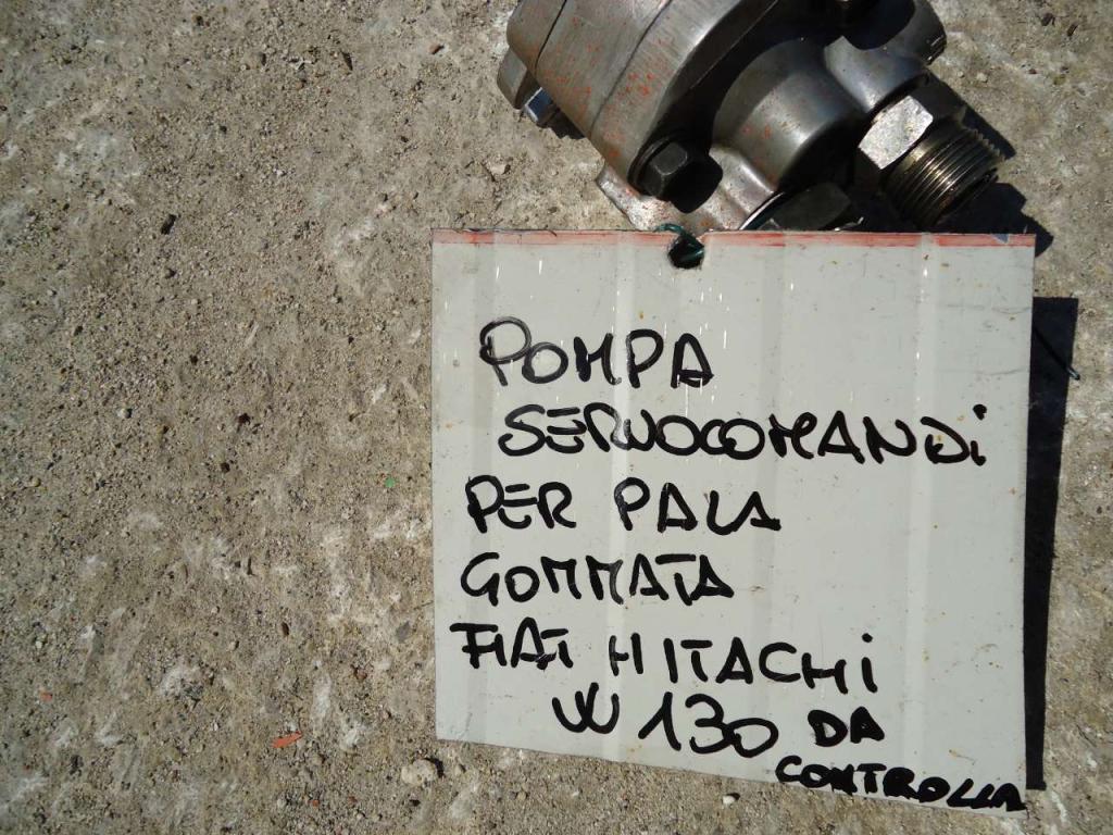 Servocontrol hydraulic pump for Fiat Hitachi W130 Photo 4