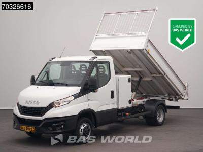 Iveco Daily 35C16 3.0L Kipper met Kist Dubbellucht 3,5t Trekhaak Airco Cruise Euro6 Tipper Benne Kieper A sold by BAS World B.V.